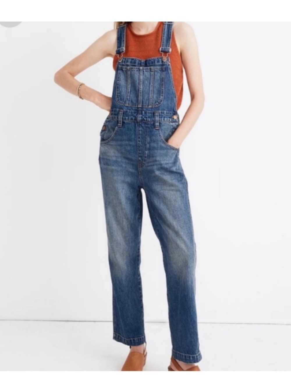 Madewell Light Blue Denim Overalls (a1113)